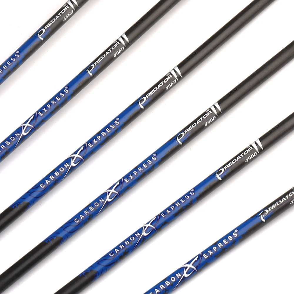 Carbon Arrows 30 Inch Spine 400 500 - Fusti per Frecce in Carbonio Puro