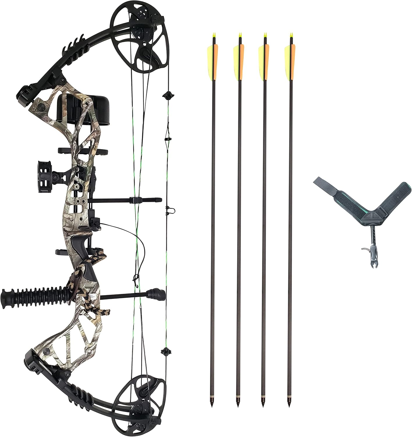 Compound Bow Hunting 30-70 Lbs - Kit completo per l’arco composto, con