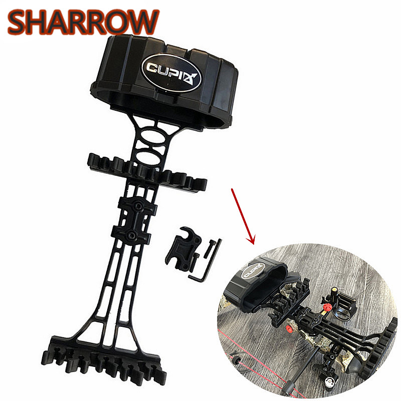 Archery Quiver 5 Arrow Bow Mount - Tiro con l'arco 5 Fori Freccia