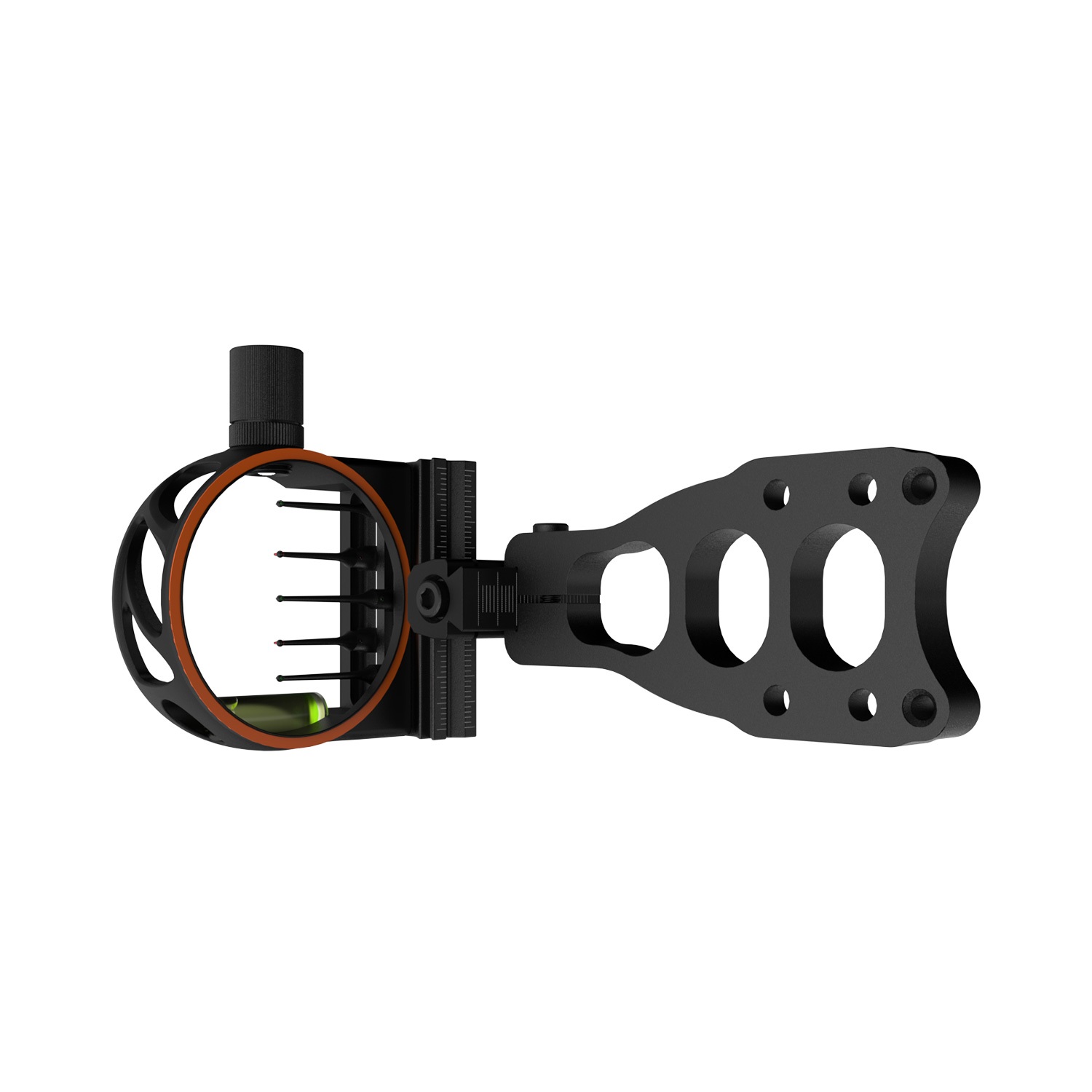 Compound Bow Sight 5 Pin Fiber Optic - Sanlida Dragon 9 Arco composto Sight