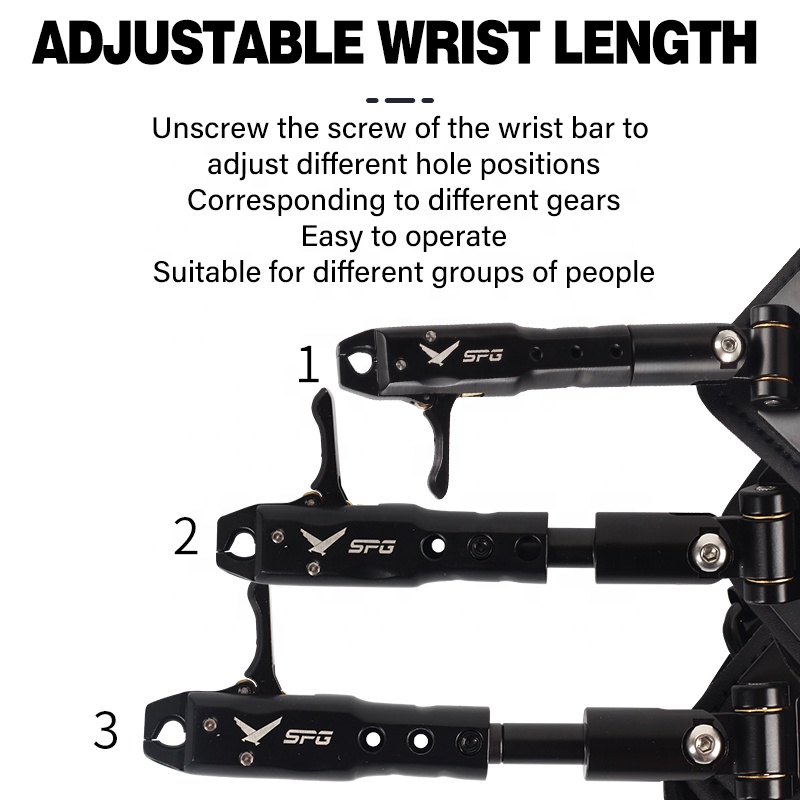 SPG Tiro con l'arco Arco compo - Archery Release Aid Caliper Wrist recensione e prezzo