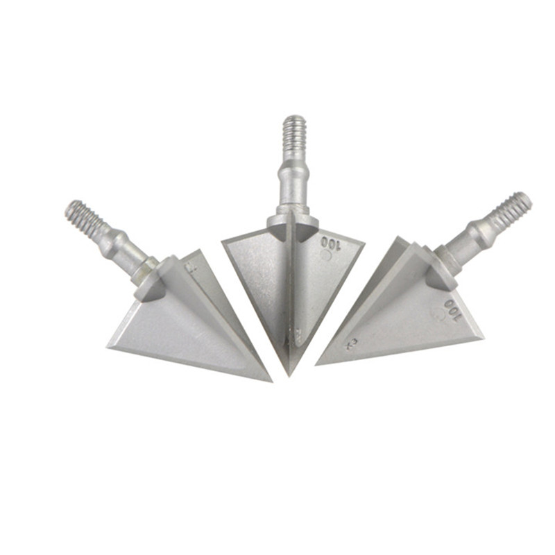 6/12pcs Tiro con l'arco Punta  - Broadheads 100 Grain 3 Blade Hunting recensione e prezzo