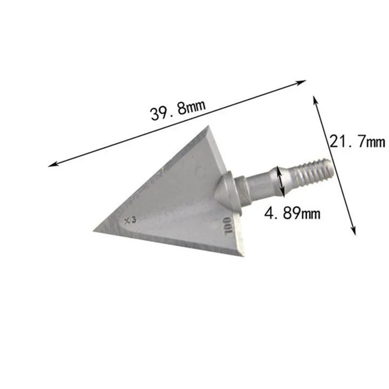 6/12 pz punta di freccia a pun - Broadheads 100 Grain 3 Blade Hunting recensione e prezzo