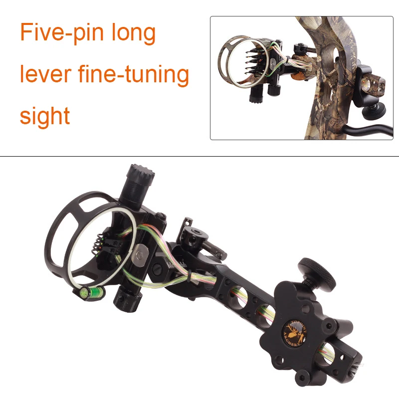 TOPOINT Tiro con l'arco 5 Pin  - Compound Bow Sight 5 Pin Fiber Optic recensione e prezzo