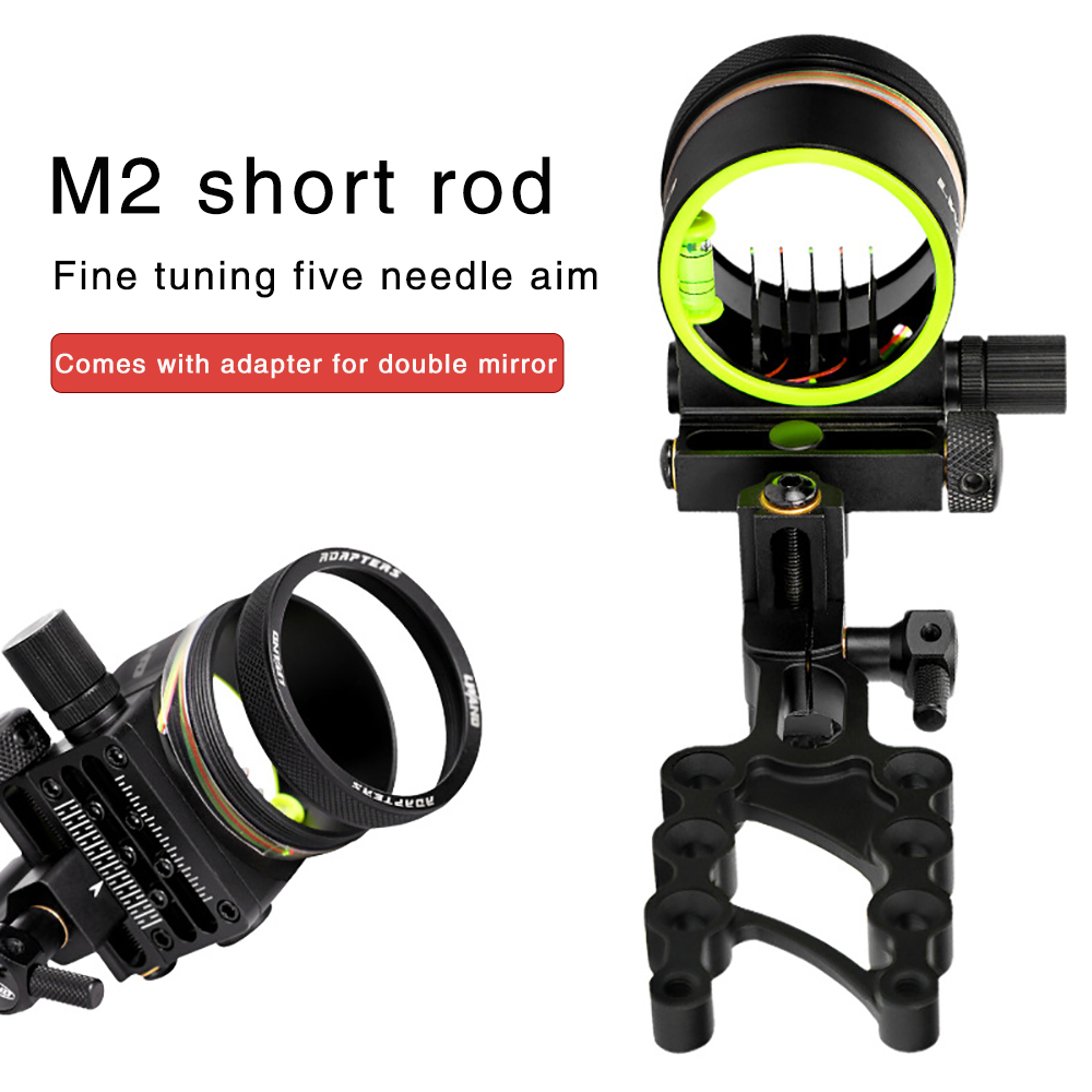 Mirino composto per tiro da ca - Compound Bow Sight 5 Pin Fiber Optic recensione e prezzo