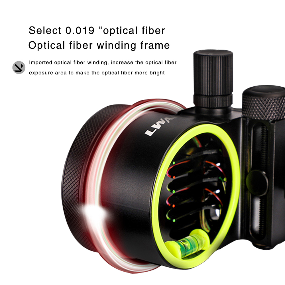 Mirino composto per tiro da ca - Compound Bow Sight 5 Pin Fiber Optic recensione e prezzo