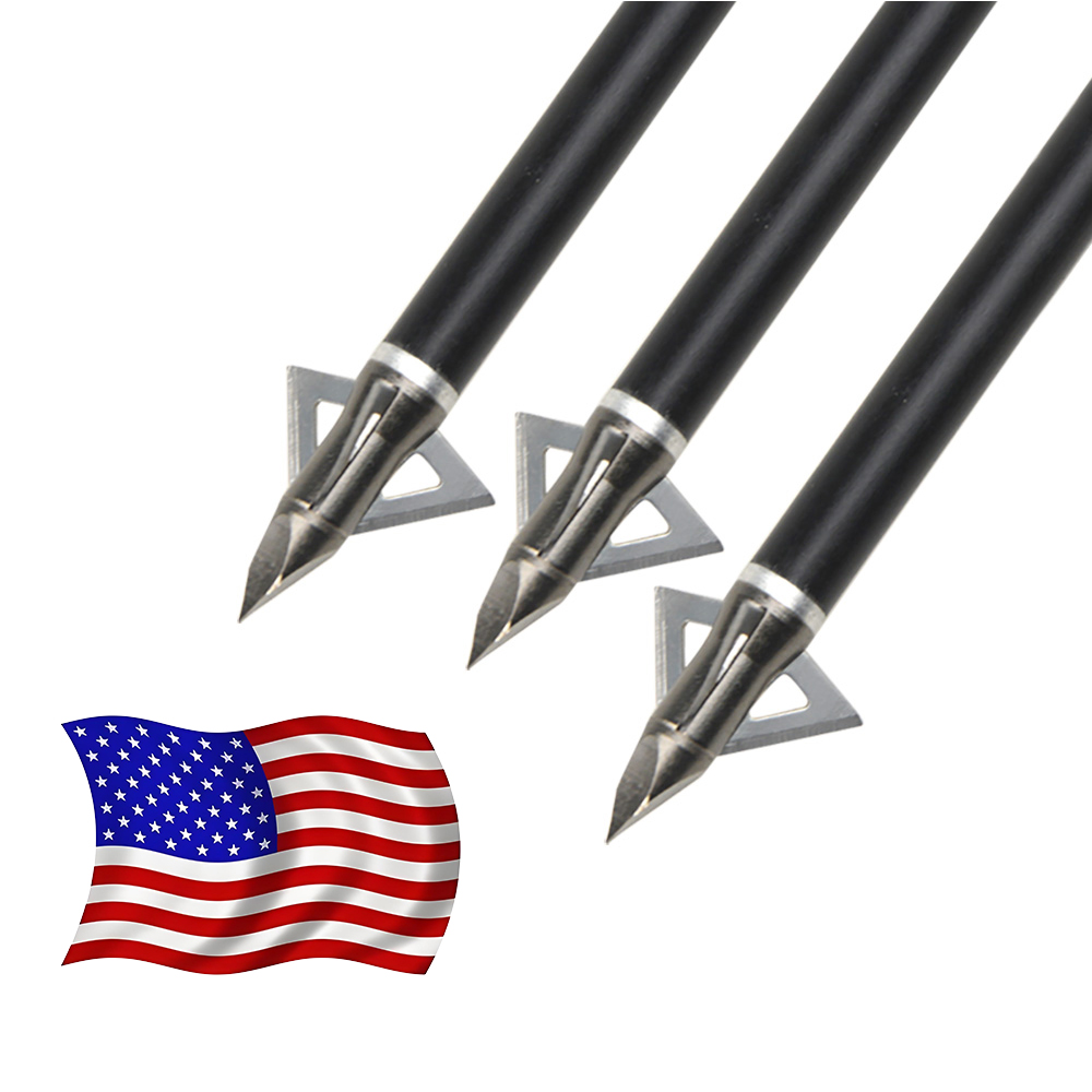 12 pz 100 Punte di freccia a g - Broadheads 100 Grain 3 Blade Hunting recensione e prezzo