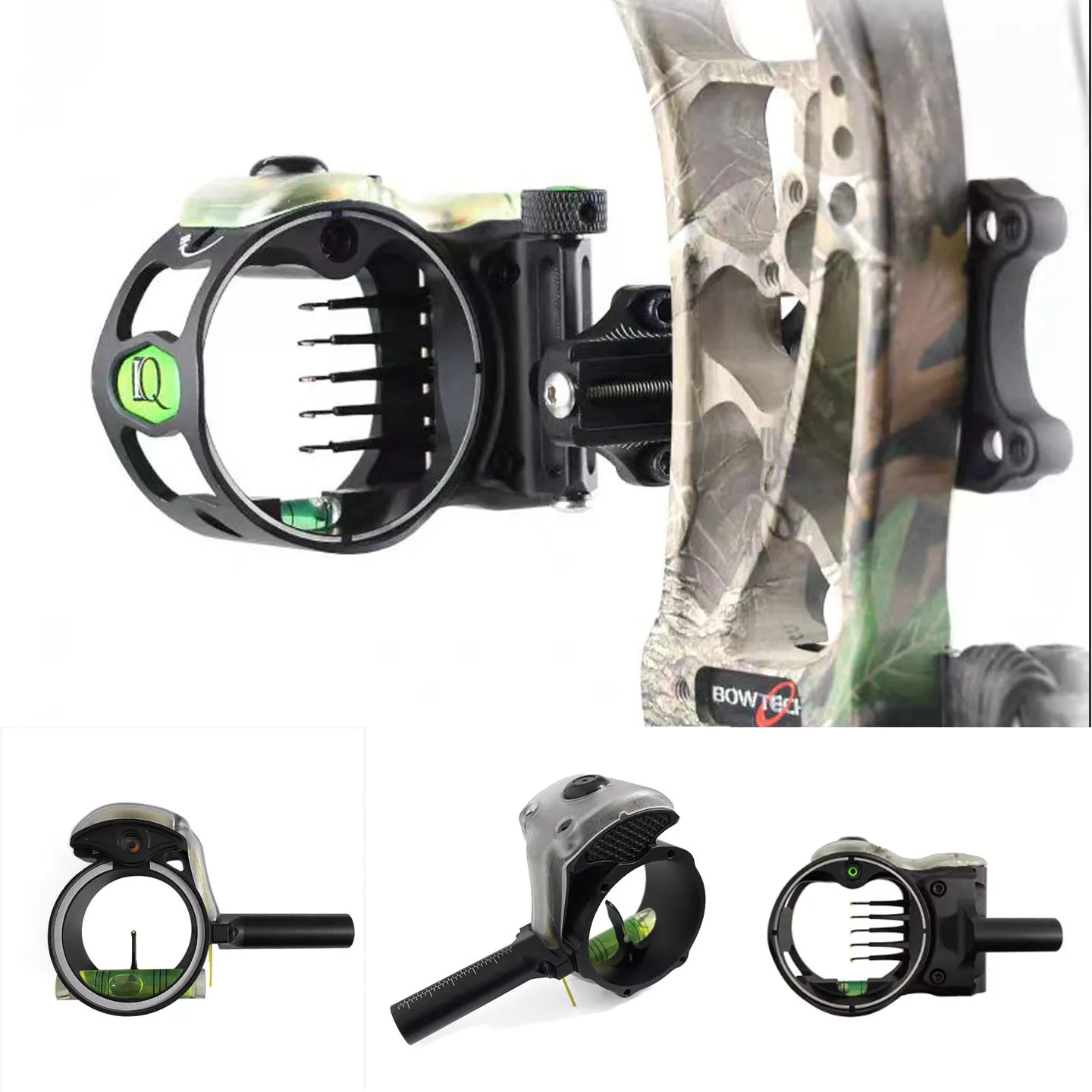 1 pezzo, mirino per arco compo - Compound Bow Sight 5 Pin Fiber Optic recensione e prezzo