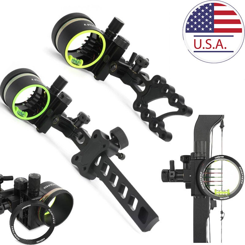 Mirino per Arco Compound in Fi - Compound Bow Sight 5 Pin Fiber Optic recensione e prezzo