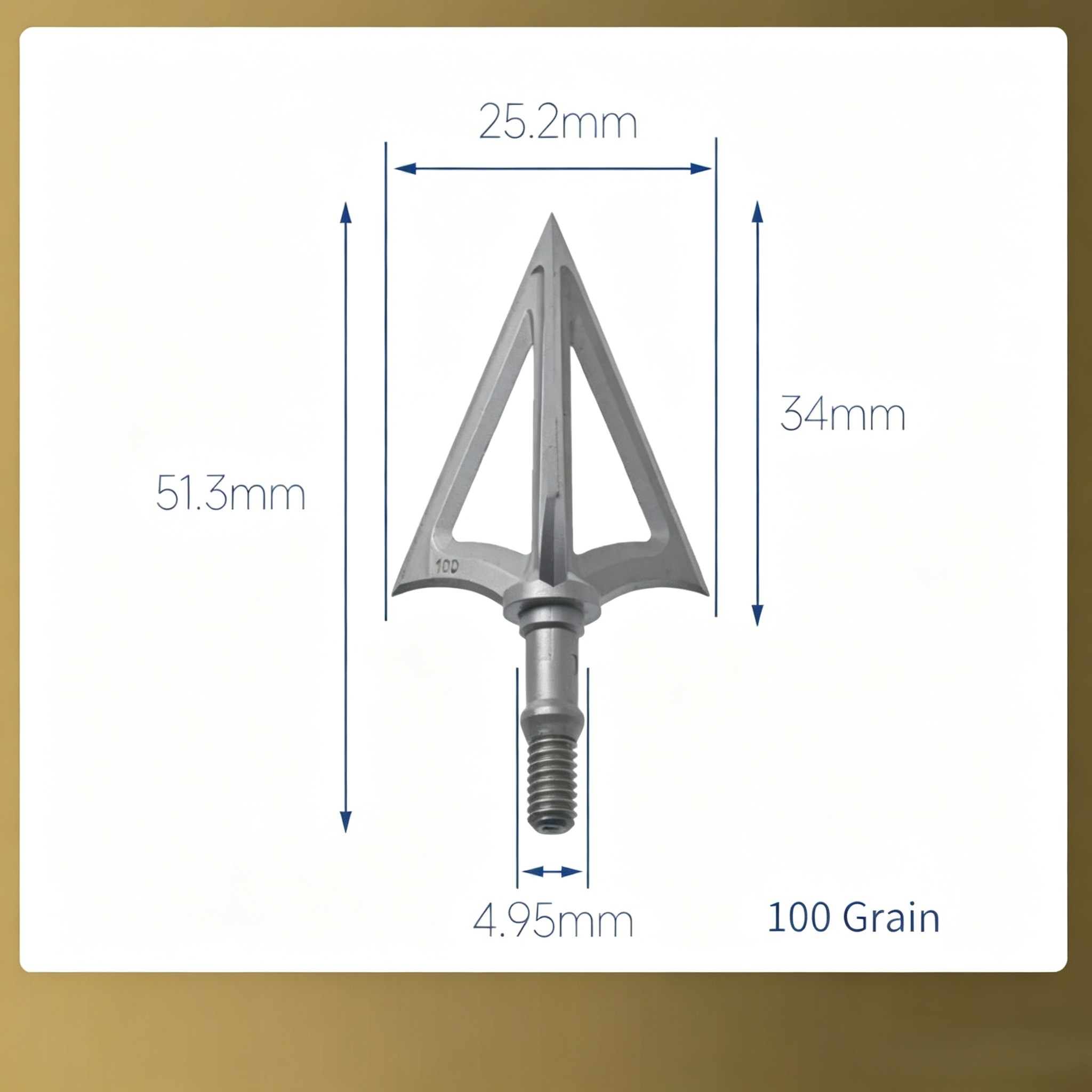 6 punte da caccia a 3 lame, da - Broadheads 100 Grain 3 Blade Hunting recensione e prezzo