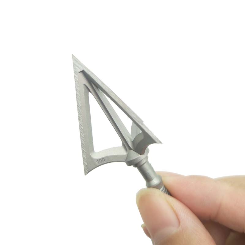 2 pz tiro con l'arco fisso 3 l - Broadheads 100 Grain 3 Blade Hunting recensione e prezzo