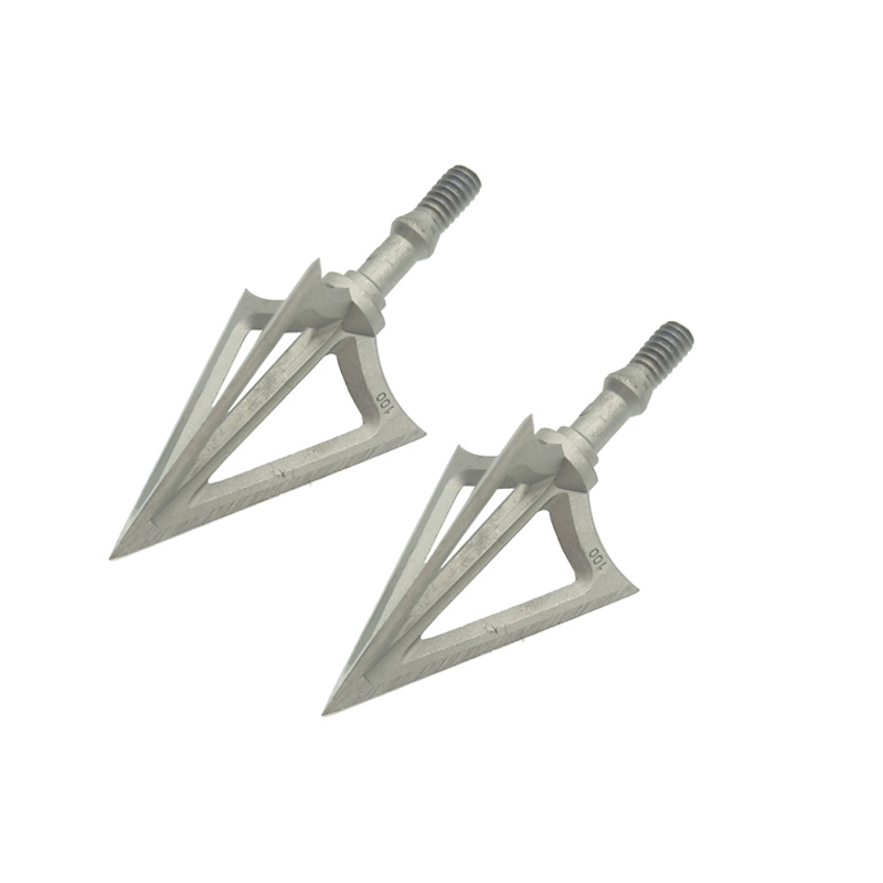 2 pz tiro con l'arco fisso 3 l - Broadheads 100 Grain 3 Blade Hunting recensione e prezzo