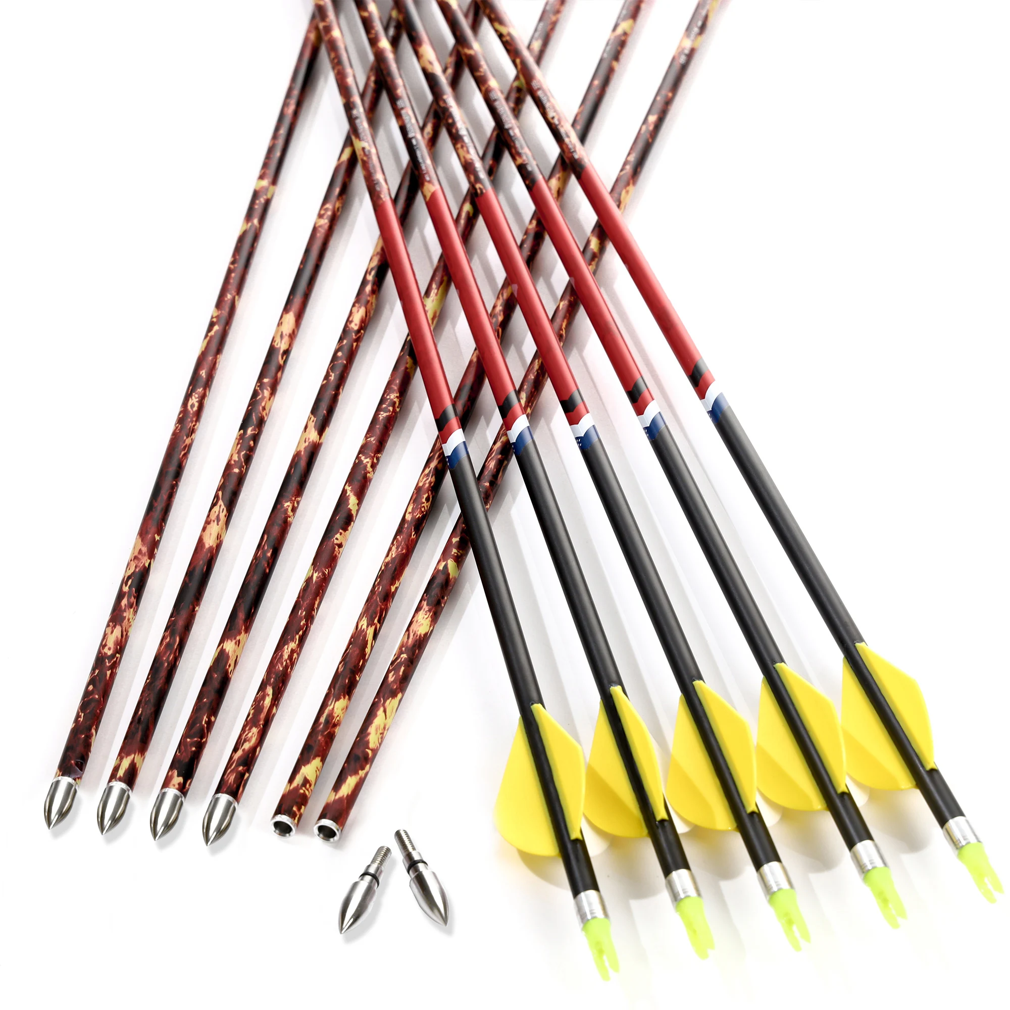 12 pz Spine 340 400 500 ID6.2M - Carbon Arrows 30 Inch Spine 400 500 recensione e prezzo