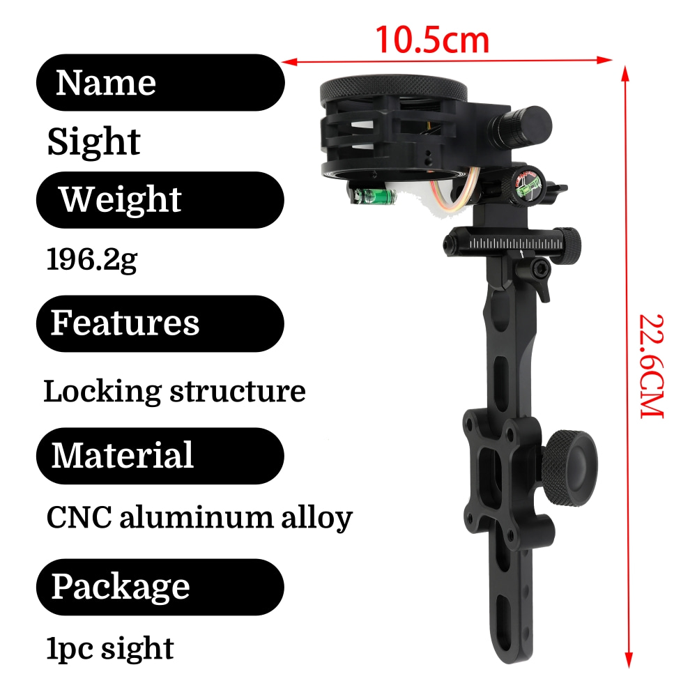 Mirino per arco composto a 5 p - Compound Bow Sight 5 Pin Fiber Optic recensione e prezzo