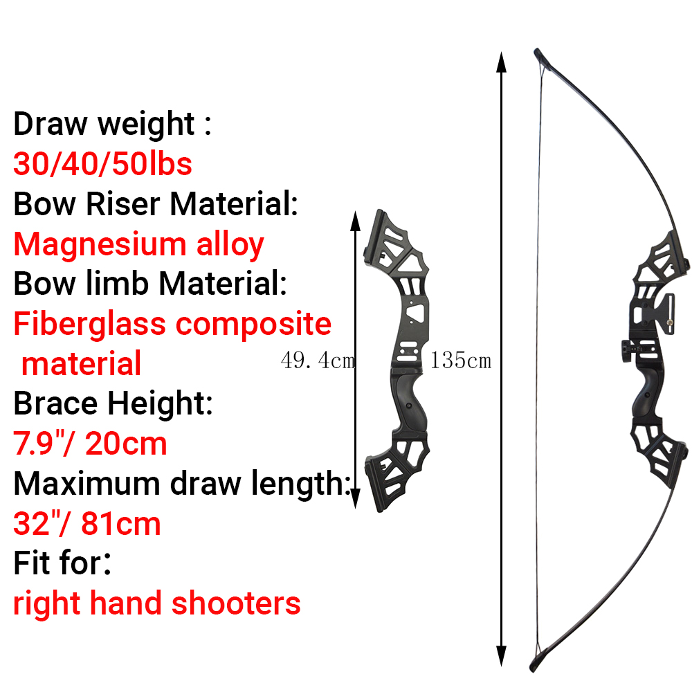 Arco ricurvo da 40 libbre Arco - Recurve Bow Takedown 40 Lbs Target recensione e prezzo
