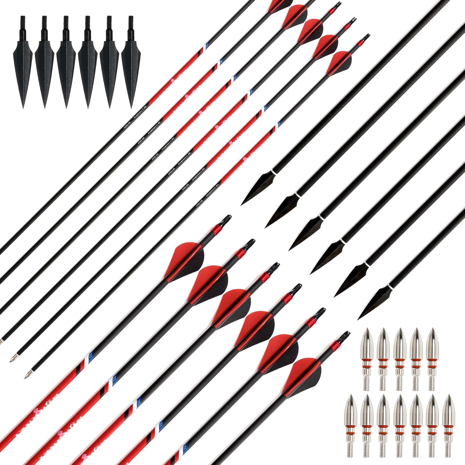 Frecce in carbonio Spine da 30 - Carbon Arrows 30 Inch Spine 400 500 recensione e prezzo