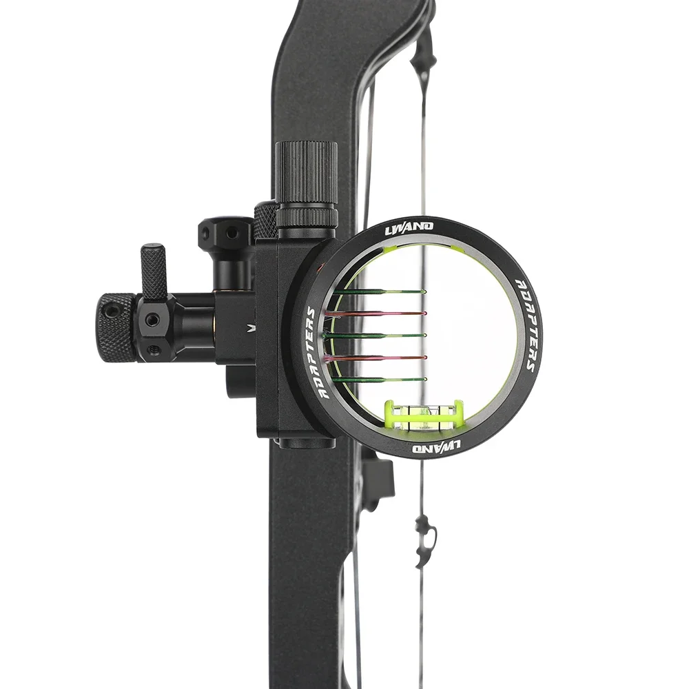 Tiro con l'arco 5 Pin Tiro con - Compound Bow Sight 5 Pin Fiber Optic recensione e prezzo