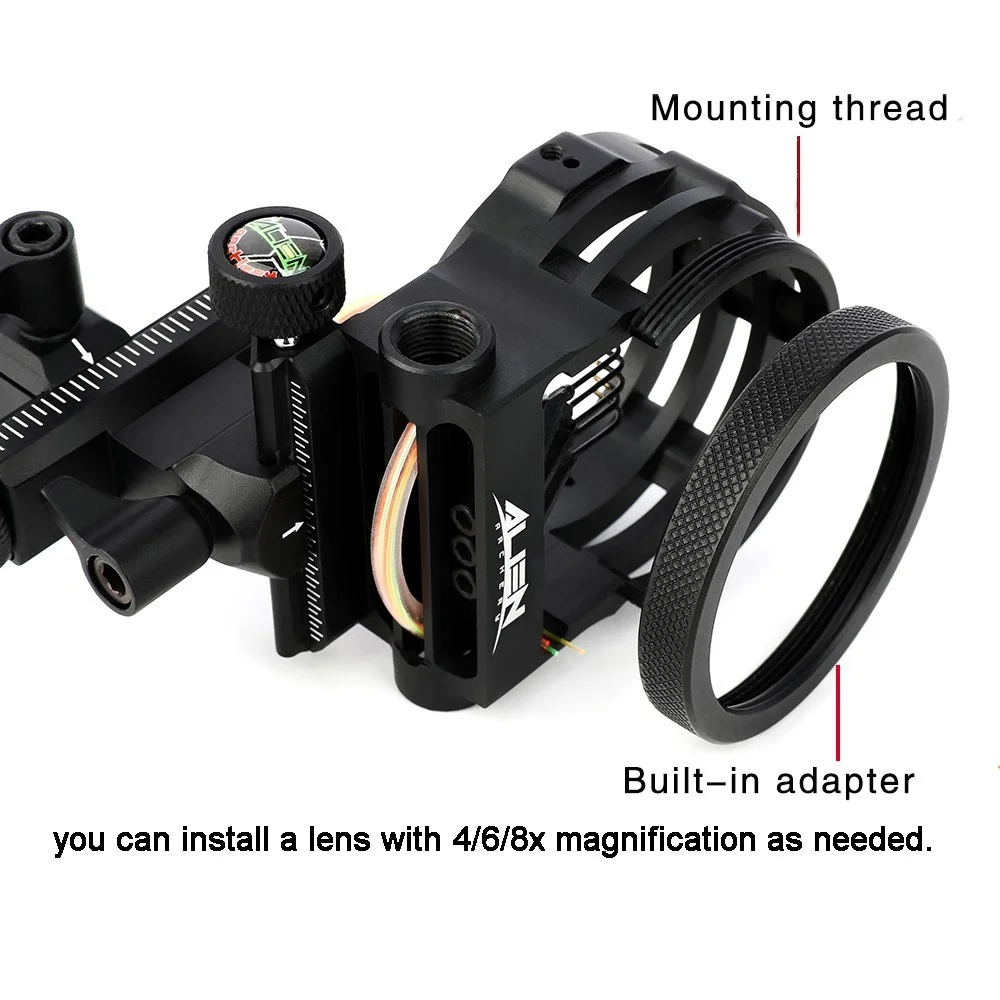 Mirino per Arco da Tiro con l' - Compound Bow Sight 5 Pin Fiber Optic recensione e prezzo