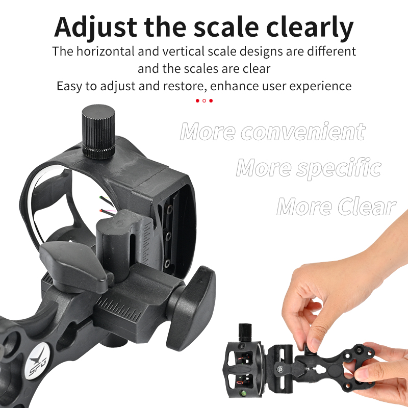 Arco composto per tiro con l'a - Compound Bow Sight 5 Pin Fiber Optic recensione e prezzo