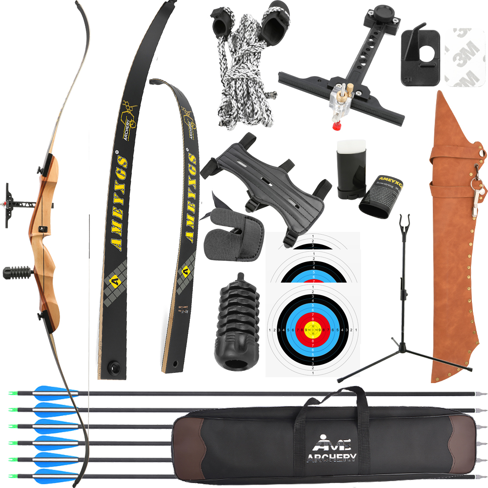20-40lbs Arco ricurvo 68 polli - Recurve Bow Takedown 40 Lbs Target recensione e prezzo