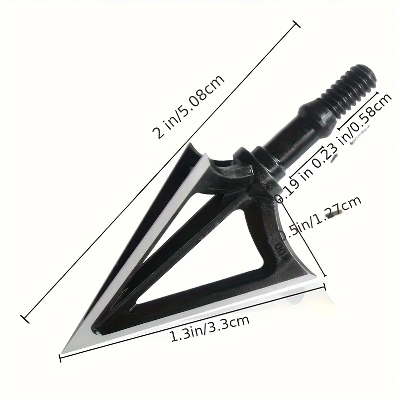 6PK Punta di Freccia da Caccia - Broadheads 100 Grain 3 Blade Hunting recensione e prezzo