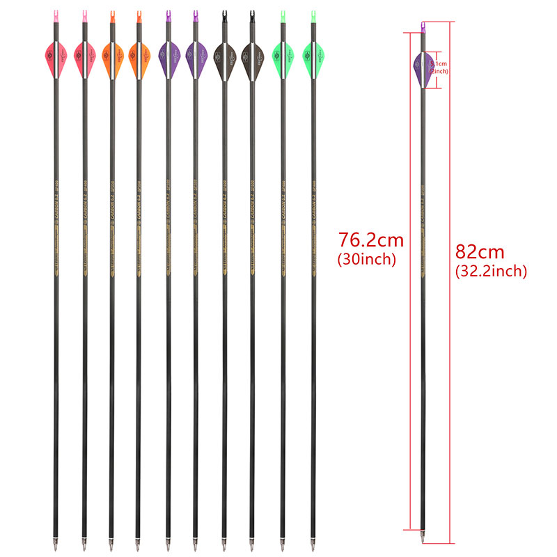 Asta di Freccia in Carbonio Pu - Carbon Arrows 30 Inch Spine 400 500 recensione e prezzo