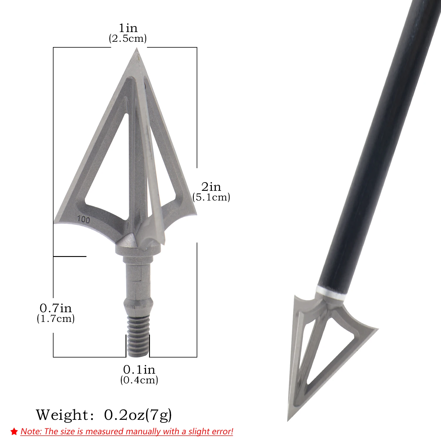 Punta Fissa a 3 Lame One Piece - Broadheads 100 Grain 3 Blade Hunting recensione e prezzo