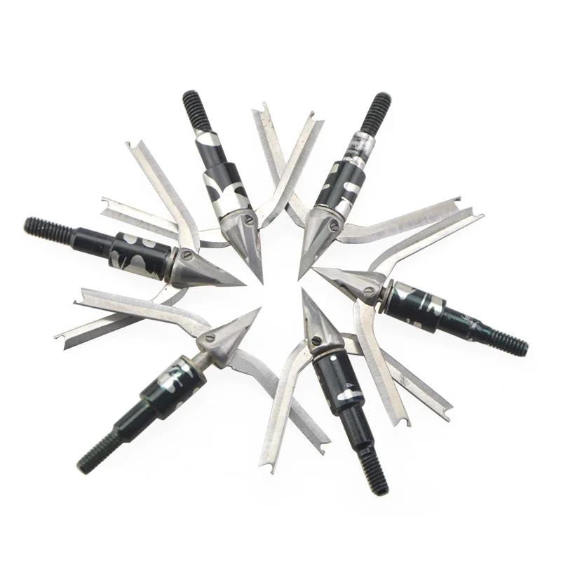 Tiro con l'arco 3/6 pezzi Punt - Broadheads 100 Grain 3 Blade Hunting recensione e prezzo